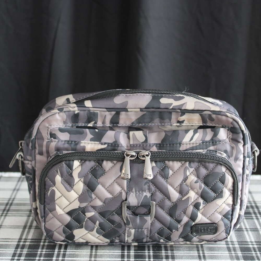 LUG Carousel Convertible Belt & Crossbody Bag – Camo Midnight